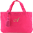 SHOO・LA・RUE Initial tote (Pink)