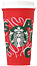 STARBUCKS Reusable Red Holiday cup 2021