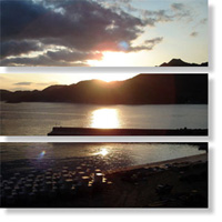 2005年11月19日 三重熊野灘の夕景